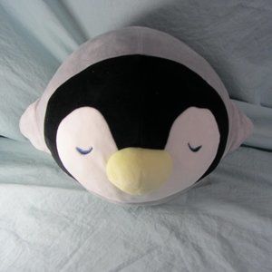 plush me too penguin stuffed animal pillow (w1779)